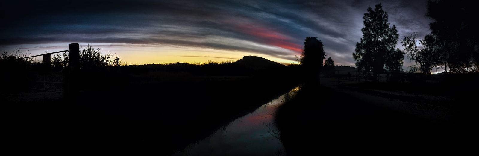 Pure night, stars, Mt Ninderry